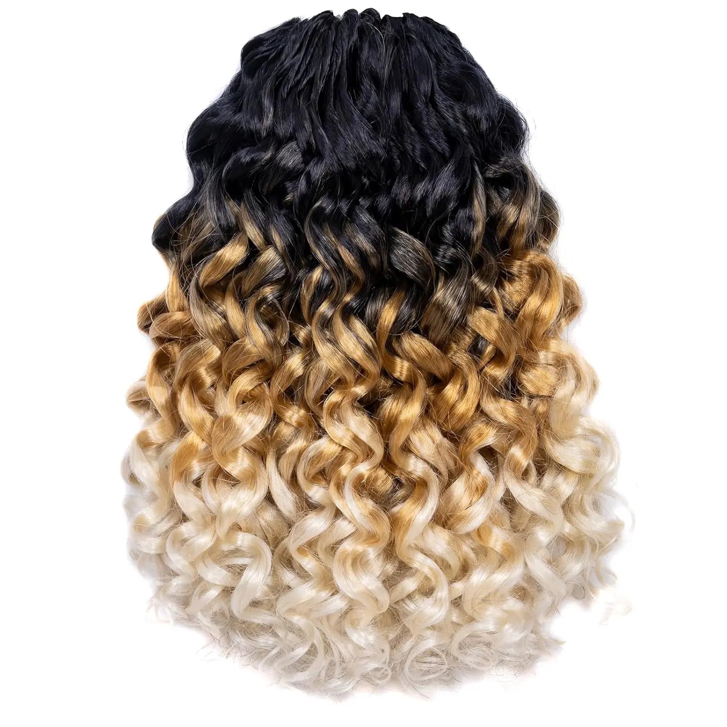 ( US ONLY) FAST SHIPPING OC | Toyotress® Ocean Wave Crochet Hair - 8 Packs Short Curly Water Wave Deep Twist Wavy Braids For Black Women Synthetic Braiding Hair Extensions Toyotress